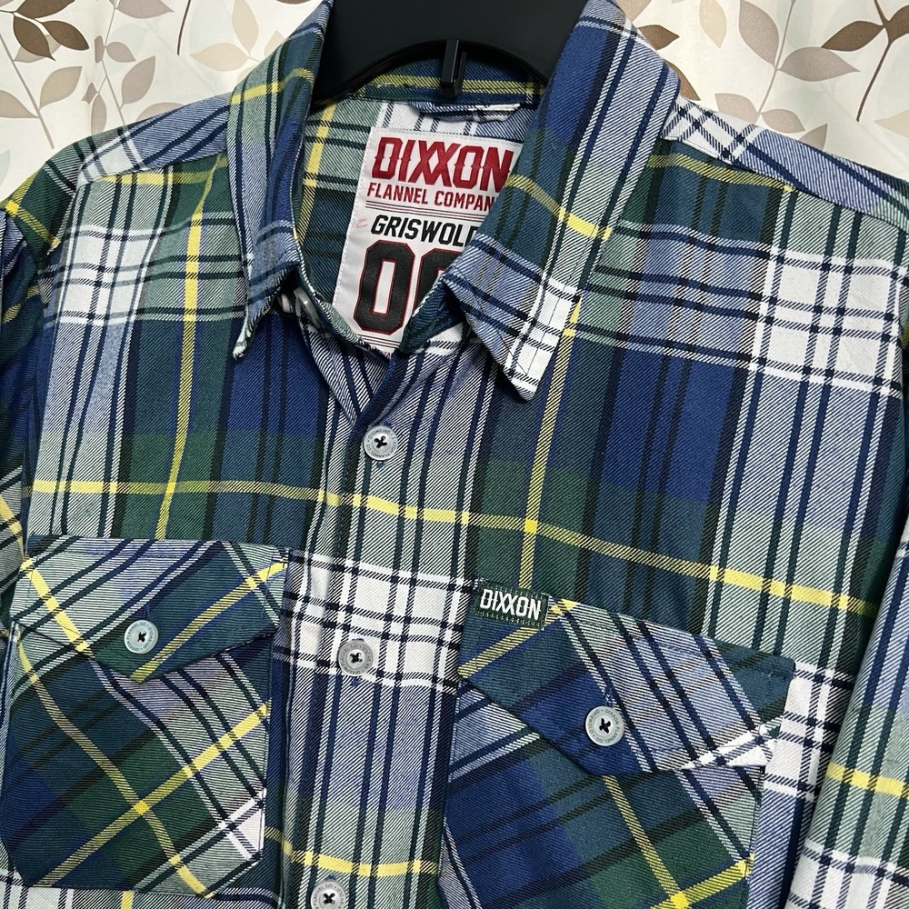 Dixxon Shirt Mens M Blue Plaid Griswold Flannel National Lampoon Vacation Movie